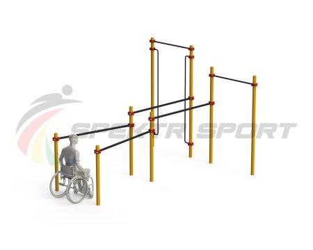 Купить Спортивный комплекс для инвалидов-колясочников WRK-D19_76mm в Шлиссельбурге 