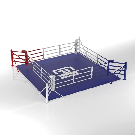 Купить Ринг боксерский напольный Totalbox на упорах 4х4м в Шлиссельбурге 